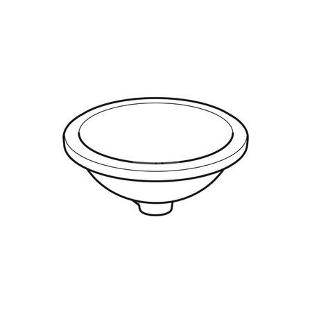 Elementy mocujące Geberit do umywalki podblatowej