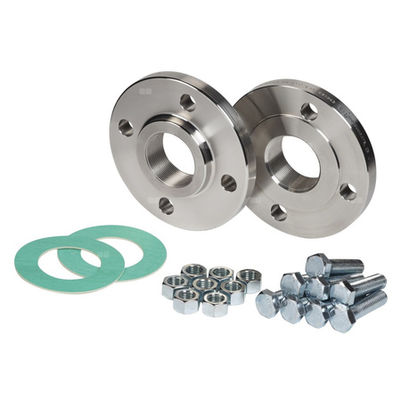 Zestaw przeciwkołnierzy stal nierdzewna, przył. DN 25 dł.210mm szer.155mm X2-DN25-PN25-316L-PW WILO