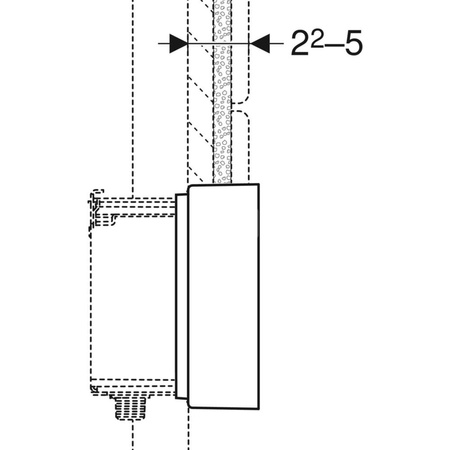 Skrzynka przykrywająca do płytki przykrywajacej do wypełnienia własnego