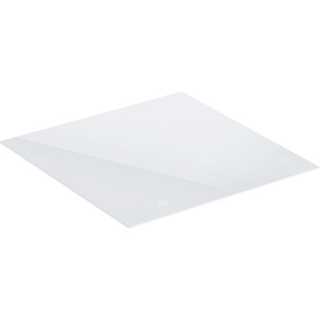 Blat Geberit ONE do szafki bocznej i elementu bocznego, szkło: 45x0.6x46.5cm, Biały / Szkło