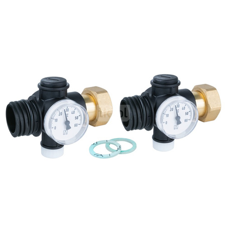 Zawór odpowietrzający c. o. AFRISO do PROCALIDA EF1 z termometrami 1''