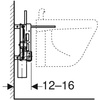Stelaż podtynkowy Geberit Kombifix do bidetu, uniwersalny
