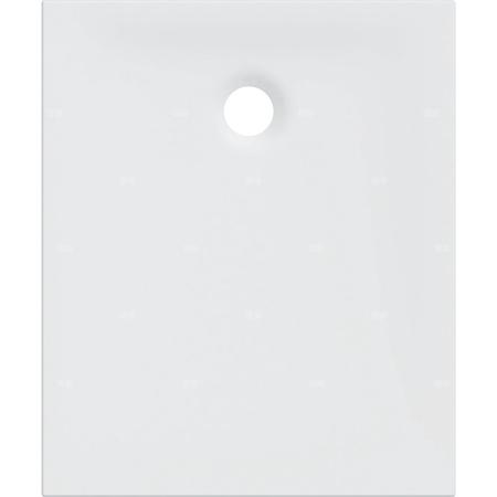 Brodzik prostokątny Geberit Nemea: 90x75x3.5cm, Biały / Matowy