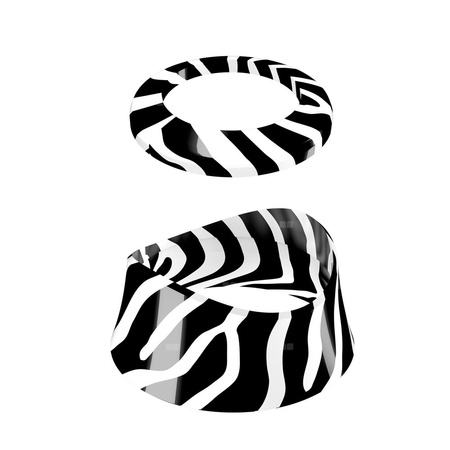 Zestaw pierścieni ozdobnych do głowicy SENSO kolor zebra
