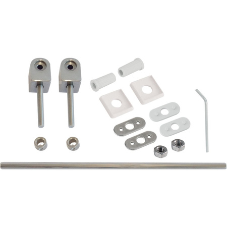 Zestaw zawiasów Geberit Renova Comfort do deski sedesowej, mocowanie od dołu (2 szt.)