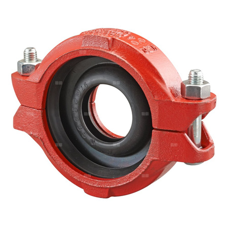 Łącznik redukcyjny czerwony Groove - 76.1/60.3