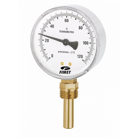 Bimetaliczny termometr z tuleją zanurzeniową G1/2 TBR-80 14 50 0-120 st.C G1/2B /NK+QISP +VE+ORT+VE+G+JS+LF