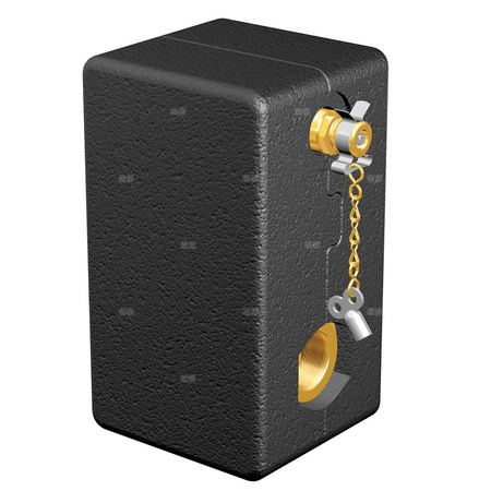 Separator powietrza FLAMCO MEIBES Flamcovent Solar, do C.O., do instalacji solarnych, do klimatyzacji, 10 bar / 200'C, DN 20 (pierścień zaciskowy), absorbcyjny