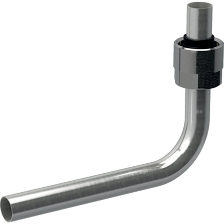 Kolano 90' GEBERIT Bose (końcówka wsuwana x śrubunek przyłączeniowy do eurokonus)