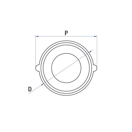 Mufa redukcja RUMET mosiądz M20x1,5 x 1/2'' (GW), 30 mm