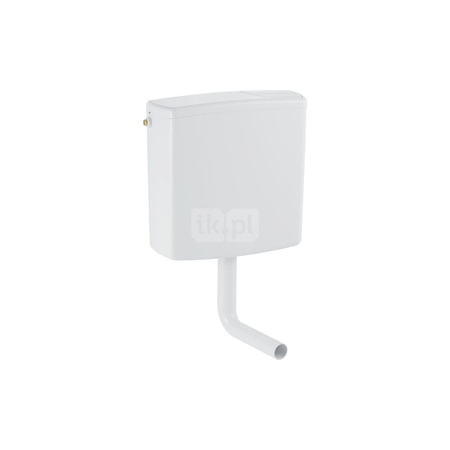 Pokrywa spłuczki Geberit do spłuczki natynkowej AP140, spłukiwanie dwudzielne: Biały-alpin