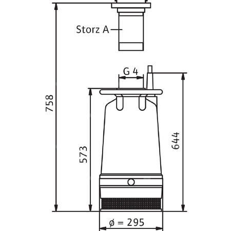 Pompa zanurzeniowa do ścieków WILO EMU KS 37 ZN SVA+V żeliwo 3 x 400 V, moc 5.1 W 50 Hz
