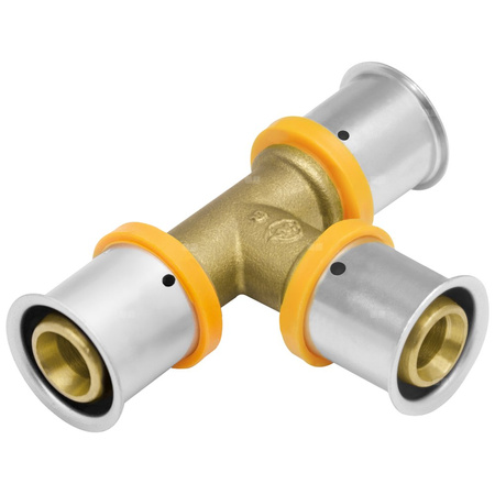 Trójnik mosiężny ultraPRESS - 16