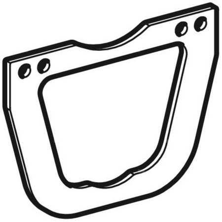 Rama wsporcza do modułu sanitarnego Geberit Monolith do wiszącej miski WC