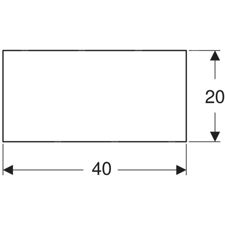 Osłona dekoracyjna Geberit Bambini boczna, do umywalki dla dzieci, wyższa umywalka: Biały-alpin / Matowy