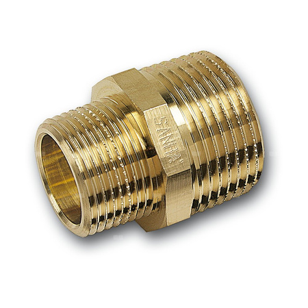 Nypel SANHA PURAFIT redukcja, mosiądz, 1 1/4'' x 1'' (GZ)