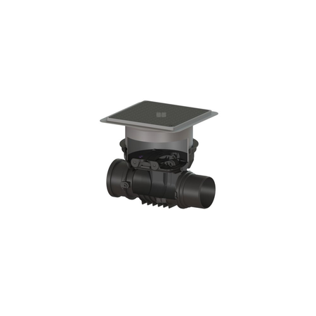 Korpus/czyszczak DN 150 z pokrywą czarną