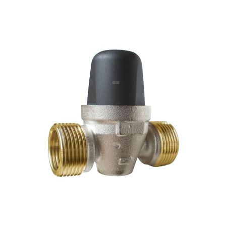 Reduktor ciśnienia, Regulacja ciśnienia na wyjściu: od 1,5 do 4 bar (nastawa fabryczna 3 bar ± 0,5 bar). RIDUTTORE DI PRESSIONE M3/4"XF1/2" 