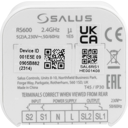 Salus sterownik rolet i oświetlenia RS600, 230 V, 5 A