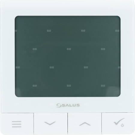 SALUS StartPack Premium - zestaw przewodowego sterowania ogrzewaniem podłogowym z zarządzaniem przez Internet: KL06-M, PL07, UG800, 4 xSQ610