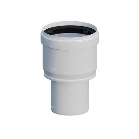 PP redukcja pionowa DN80/200mm z uszczelką [EPDM]