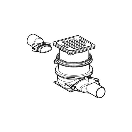 Klucz Geberit do zamykanej kratki, 13 x 13 cm