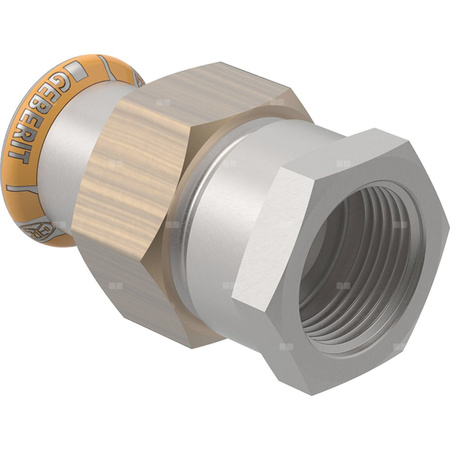Śrubunek przejściowy Geberit Mapress Therm z gwintem wewnętrznym d35-Rp1 1/4