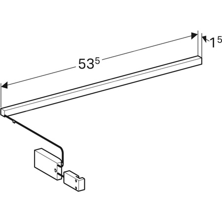 Listwa świetlna do szuflady wewnętrznej Geberit Group