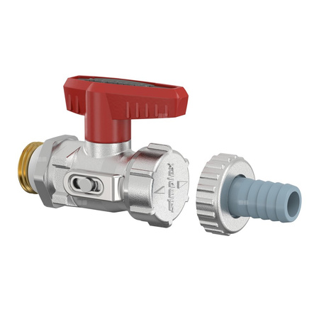 Zawór spustowo-napełniający FLAMCO MEIBES 10 bar, max. 110'C GZ gazowy walcowy x zdejmowany króciec wężowy, 1/2'' x 3/4''