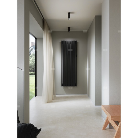 GRZEJNIK ELEKTRYCZNY KAGA SMART AIR ELECTRO KAGED-40/160C31U PODTYNKOWE PRAWE C31 BLACK MAT