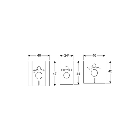 Zestaw do izolacji akustycznej Geberit