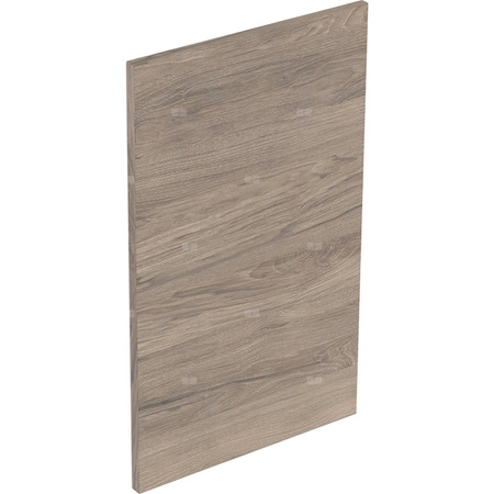 Drzwi do szafki pod umywalkę GEBERIT, kol. orzech włoski hickory melamina, struktura drewna szer.360 mm