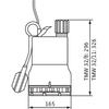 Pompa zanurzeniowa do ścieków WILO Drain TM/TMW32/11-10 PP 1 x  230 V, moc 0.75 W 50 Hz, przewód 10 m