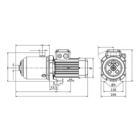 Wilo-Medana CH1-L.1604-1/E/G/10T wysokociśnieniowa pozioma pompa do wody