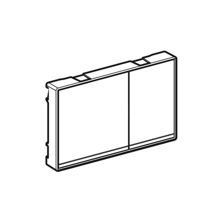 Ramka wyrównująca Geberit do przycisku uruchamiającego Omega60, prostokątny