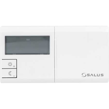 Temostat pokojowy bezprzewodowy SALUS 091FLRFV2, kolor biały 230 V z wyświetlaczem