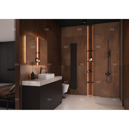 VITTO VERDELINE bateria natryskowa,bez zestawu natryskowego, gun metal