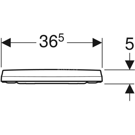 Deska sedesowa Geberit iCon, slim: Wolne opadanie=Tak, Zawiasy wypinane=Tak, Mocowanie=Od góry, Biały / Błyszczący