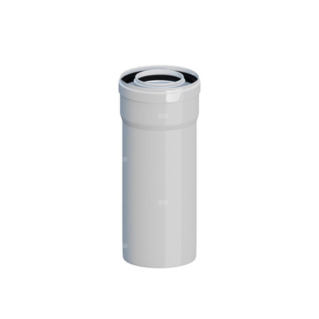 Rura prosta koncentryczna PP-AL L250mm DN80/125mm z uszczelkami [EPDM]