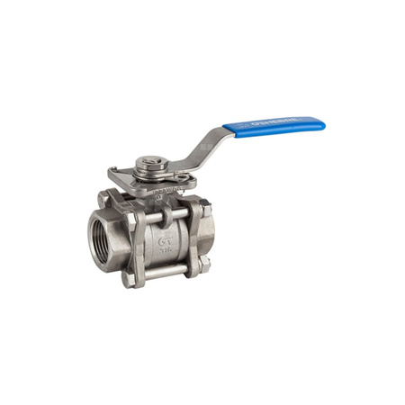 Kurek kulowy gwintowany ze stali 316 ART. 2025 PN63 DN 25