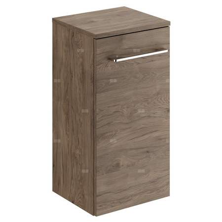 Geberit Selnova Square Szafka boczna, B33cm, H65cm, T29.7cm, z jednymi drzwiami, orzech włoski hickory