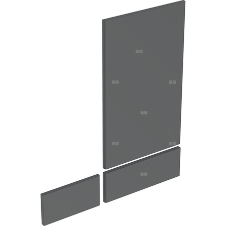 Zestaw drzwi do szafki z lustrem GEBERIT, kol. lava matowy