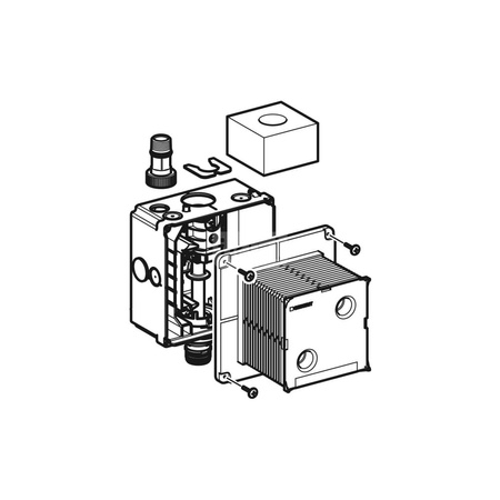 Nypel przyłączeniowy Geberit prosty, do zaworu spłukującego do pisuarów