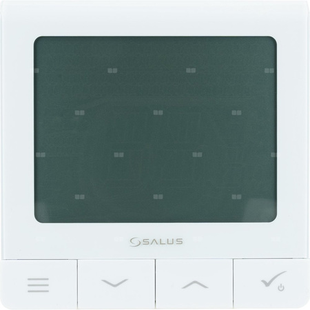 Regulator temperatury SALUS SQ610RF bezprzewodowy Zigbee z wyświetlaczem, montaż natynkowy