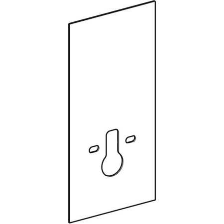 Okładzina przednia do modułu sanitarnego Geberit Monolith do wiszącej miski WC, 101 cm, szerokość mocowania WC 18 i 23 cm: Lava / Szkło