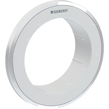 Rozetka Geberit do zdalnego uruchamiania spłukiwania typ 10, okrągły, przycisk meblowy: Chrom matowy / Z powłoką easy-to-clean