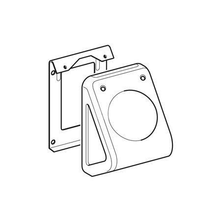 Zestaw adaptacyjny Geberit do zaworu spustowego, pneumatyczny, spłukiwanie jednoilościowe