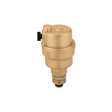 ROBOCAL - Odpowietrznik automatyczny z zaworem stopowym 1/2" GZ. Upust poziomy