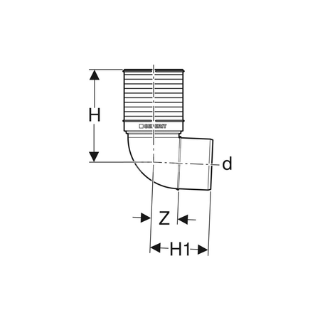 Zaślepka ochronna Geberit Silent-PP d110 136.5x14 żółta
