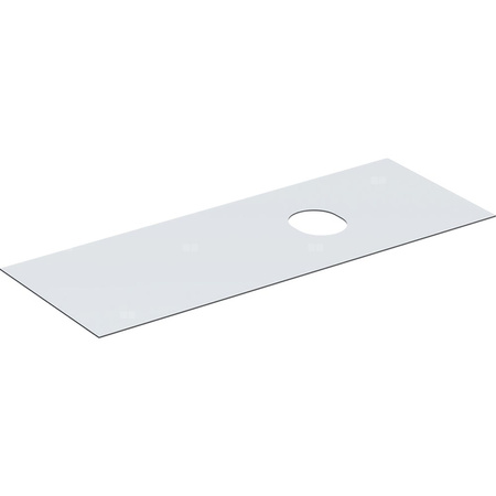 Płyta przykrywająca Geberit do dolnej szafki pod umywalkę stawianą na blat VariForm, z dwiema i trzema szufladami: B=135cm, Biały / Z powłoką melaminową